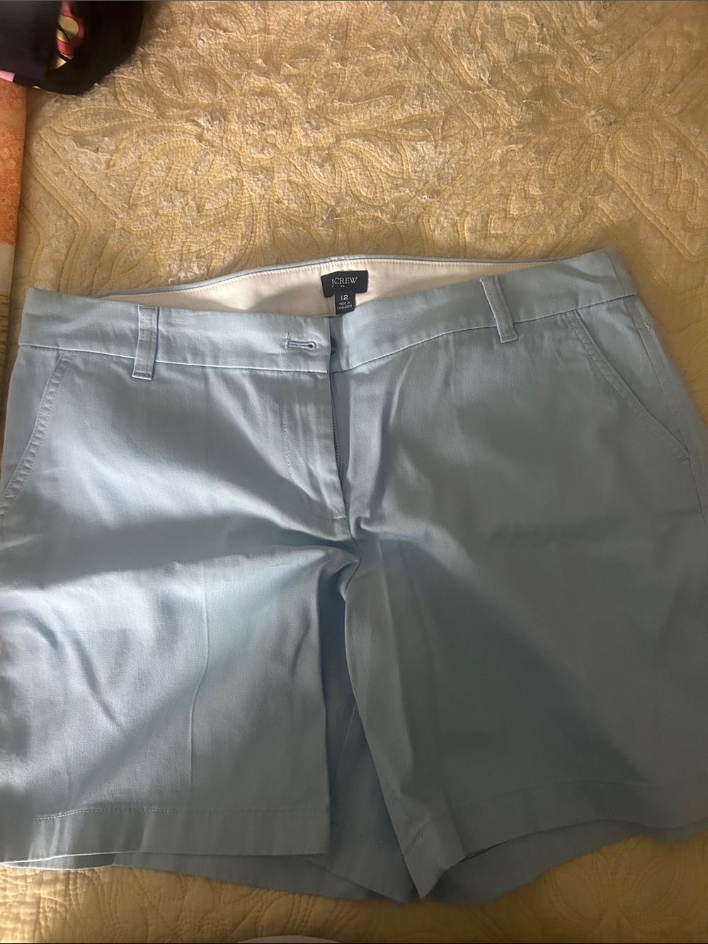 J. Crew Pale Blue Women’s Chino Bermuda Shorts